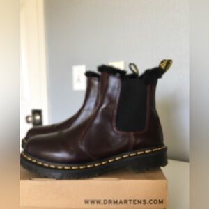 DrMartens NEW Leather Colour is Dark Whine Boots